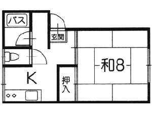 弘前 アパート 桔梗野1 