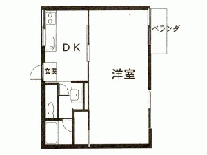 46-1 弘前 アパート 品川町50-1