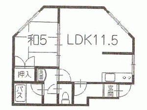 49-1 弘前 アパート 間取り