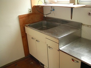40-1 弘前 アパート 城南1 キッチン