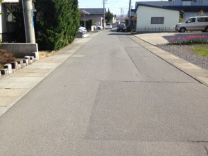 弘前 売地 田園1 丁目 前面道路