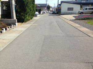 弘前 売地 田園1 丁目 前面道路