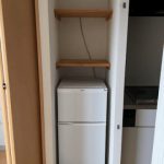 冷蔵庫と棚 冷蔵庫と棚